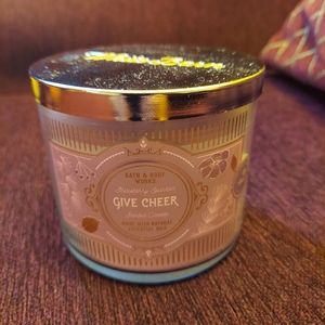 Strawberry sparkler (give cheer)candle by bath and body works